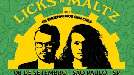 Licks e Maltz, ex-Engenheiros do Hawaii, vêm a São Paulo para relembrar sucessos da banda