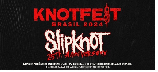 Knotfest Brasil 2024: Slipknot define repertórios de cada show e anuncia nova atração internacional